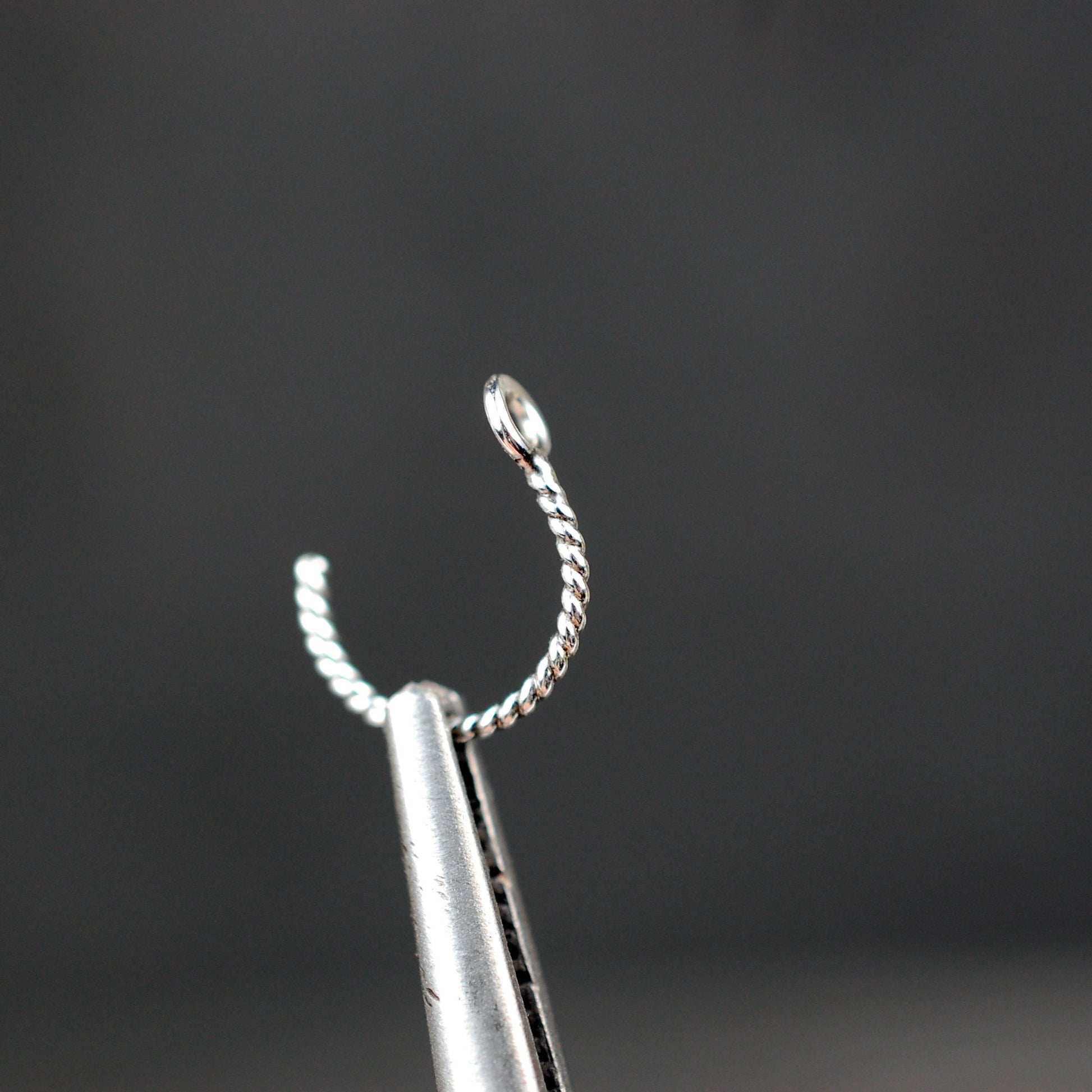 unique sterling silver nose hoop