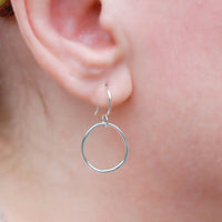 silver earrings 