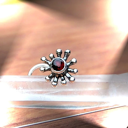 sterling silver nose stud