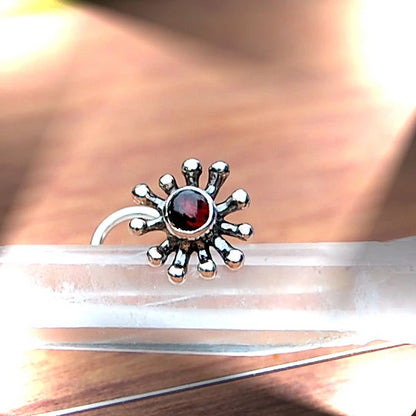 sterling silver nose stud